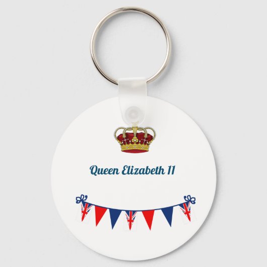 koningin Elizabeth 11 Sleutelhanger (Voorkant)