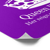 Koningin Elizabeth 11 Soevereine van 70 jaar Poster (Hoek)