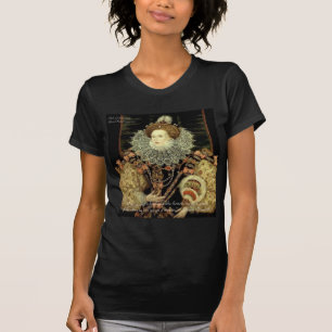 Koningin Elizabeth 1 Liefde/Eer Liefdescitaten Cad T-shirt