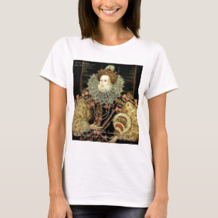 Koningin Elizabeth 1 Liefde/Eer Liefdescitaten Cad T-shirt