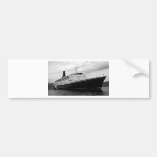 koningin Elizabeth 2 Bumpersticker (Voorkant)