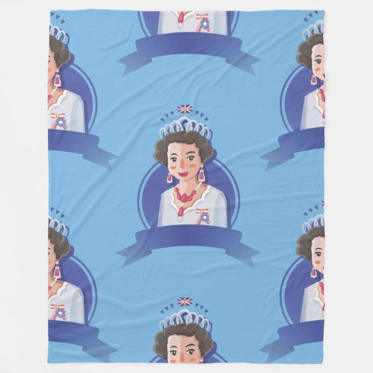 koningin elizabeth 2 deken (Voorkant)