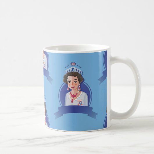 koningin elizabeth 2 koffiemok (Rechts)