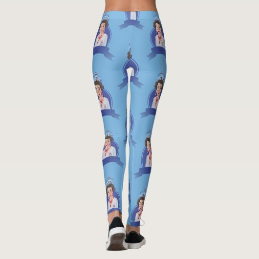 koningin elizabeth 2 leggings (Achterkant)