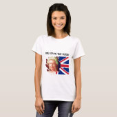 koningin elizabeth 2 t-shirt (Voorkant volledig)