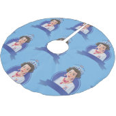 koningin elizabeth 2 xmas kerstboomrok kerstboom rok (Gekanteld)