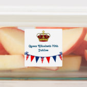 koningin Elizabeth 70th Jubilee Labels (Aangebracht)