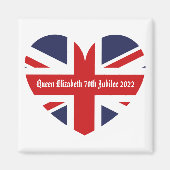 koningin Elizabeth 70th Jubilee Magneet (Voorkant)