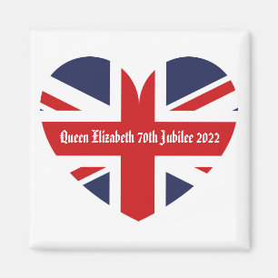 koningin Elizabeth 70th Jubilee Magneet