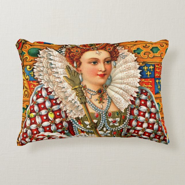 koningin Elizabeth Accent Pillow Accent Kussen (Voorkant)