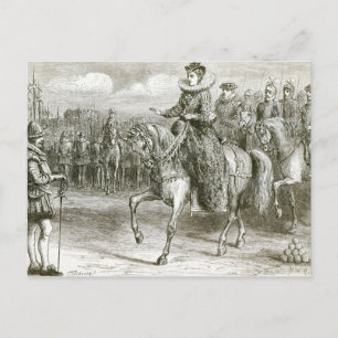 koningin Elizabeth bij Tilbury Briefkaart