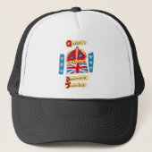 koningin elizabeth diamond jubilee 2012 trucker pet (Voorkant)