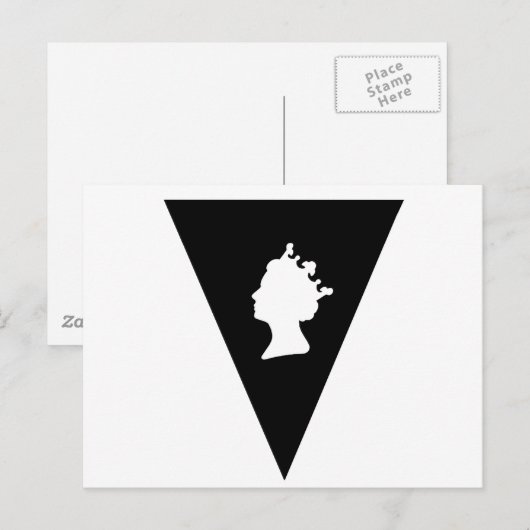 koningin elizabeth diamond jubilee briefkaart (Voorkant / Achterkant)