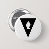 koningin elizabeth diamond jubilee ronde button 5,7 cm (Voorkant /achterkant)