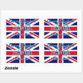 koningin Elizabeth Diamond Jubilee sticker (Vel)