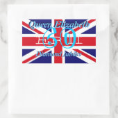 koningin Elizabeth Diamond Jubilee sticker (Tas)