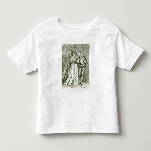 koningin Elizabeth en haar gitaren Kinder Shirts (Voorkant)