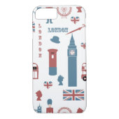 Koningin Elizabeth en Londen iconen ontwerp Case-Mate iPhone Case (Achterkant)