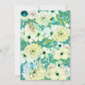 koningin Elizabeth English Tea Party Kaart (Achterkant)