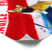 "koningin Elizabeth" Graffiti Style Poster (Hoek)