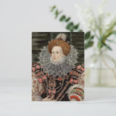 Koningin Elizabeth het eerste BRIEFKAART (Staand voorkant)