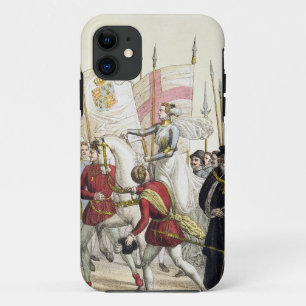 Koningin Elizabeth I (1530-1603) - Rallying the Tr iPhone 11 Hoesje
