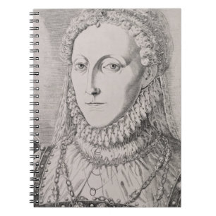 koningin Elizabeth I (1533-1603), c.1572-75 (engra Notitieboek