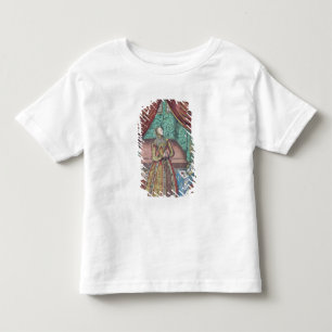 koningin Elizabeth I bij Prayer, frontispiece Kinder Shirts