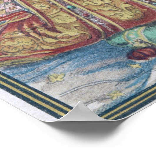 koningin Elizabeth I bij Prayer, frontispiece Poster (Hoek)