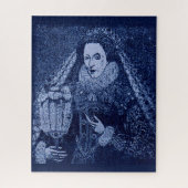 koningin Elizabeth I blauw Legpuzzel (Verticaal)