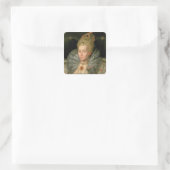 Koningin Elizabeth I (bustlengteportret) (zie ook Vierkante Sticker (Tas)