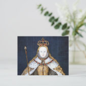 koningin Elizabeth I: Coronatie Briefkaart (Staand voorkant)