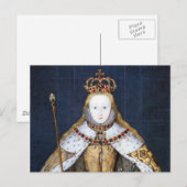 koningin Elizabeth I: Coronatie Briefkaart (Voorkant / Achterkant)