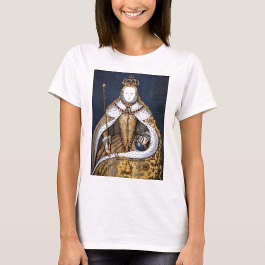 koningin Elizabeth I: Coronatie T-shirt (Voorkant)