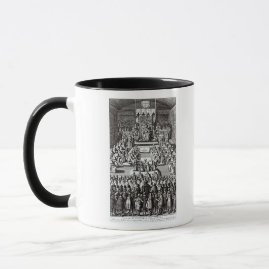 Koningin Elizabeth I en Parlement Mok (Links)