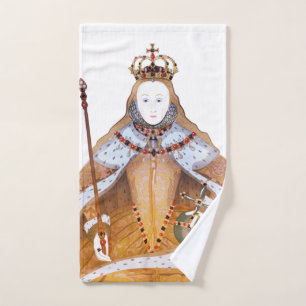koningin Elizabeth I - historische illustratie Handdoek