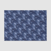 koningin Elizabeth I in blauwe letters Tissuepapier (Voorkant)