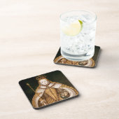 koningin Elizabeth I in Coronation Robes Bier Onderzetter (Rechterzijde)