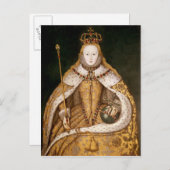 koningin Elizabeth I in Coronation Robes Briefkaart (Voorkant / Achterkant)