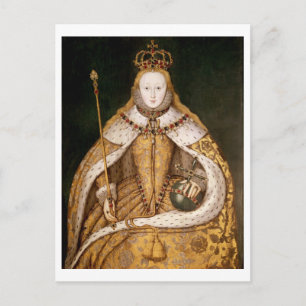 koningin Elizabeth I in Coronation Robes Briefkaart