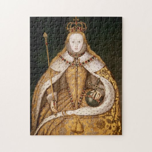 koningin Elizabeth I in Coronation Robes Legpuzzel (Verticaal)