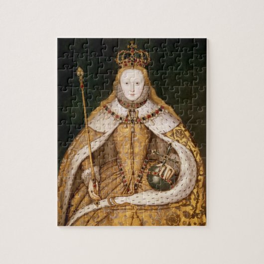 koningin Elizabeth I in Coronation Robes Legpuzzel (Verticaal)
