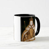 koningin Elizabeth I in Coronation Robes Mok (Voorkant rechts)