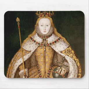 koningin Elizabeth I in Coronation Robes Muismat