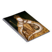 koningin Elizabeth I in Coronation Robes Notitieboek (Rechterzijde)