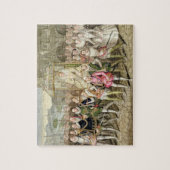 Koningin Elizabeth I in processie met haar Courtie Legpuzzel (Verticaal)