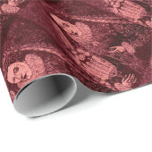 koningin Elizabeth I in roze druk Cadeaupapier (Rol Hoek)