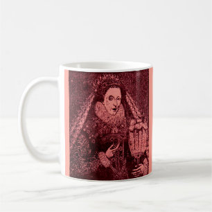koningin Elizabeth I in roze Koffiemok