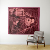Koningin Elizabeth I in roze Wandkleed (In Situ (horizontaal))