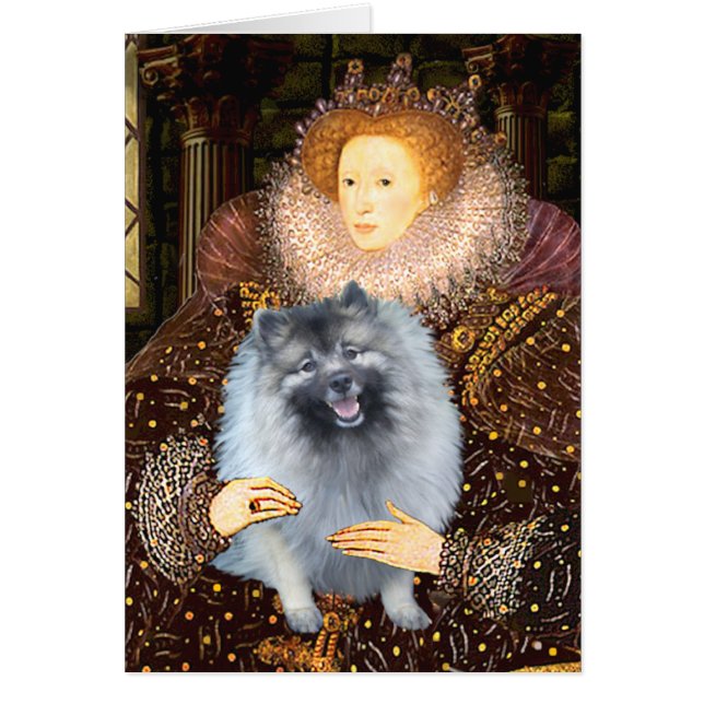 Koningin Elizabeth I - Keeshond (V) (Voorkant)